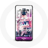 Maniacase Hoesje voor Samsung Galaxy J5 Formule 1 Sergio Pérez F1 coureur
