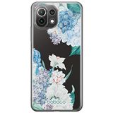 ERT GROUP mobiel telefoonhoesje voor Xiaomi 11 LITE 4G/5G origineel en officieel erkend Babaco patroon Flowers 027, gedeeltelijk bedrukt