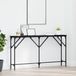 vidaXL Wandtafel Zwart eiken 140 x 23 x 75 cm