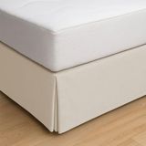 ECOMMERC3 Bedsprei voor bedden met 135 cm breed, 135 x 190/200 cm, ivoorkleurig, antislip, ademend, 100% gemaakt in Spanje