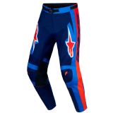 Alpinestars Pantalon Racer Hunt 2027 Strong Blue Deep Blue Fire Red, Taille: 38