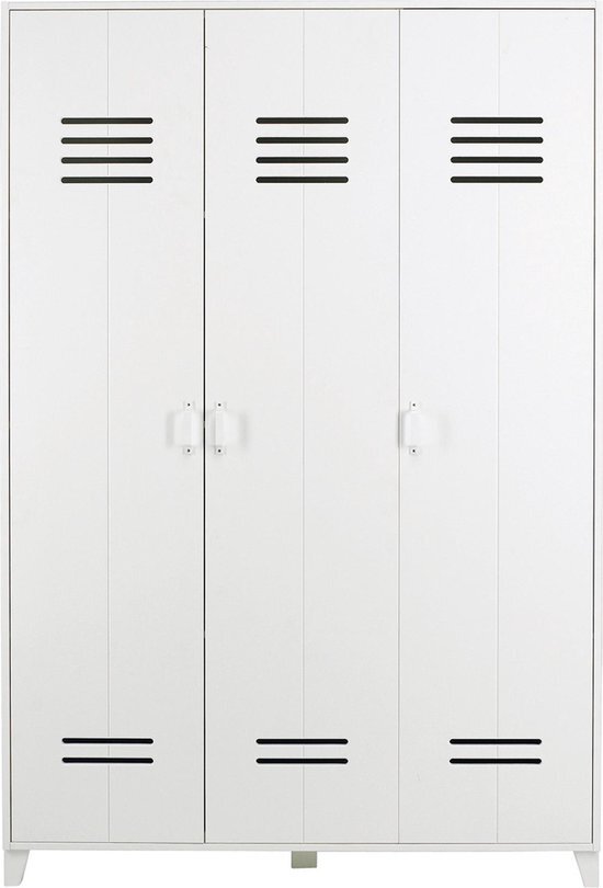 Vtwonen Lockerkast 3-deurs - Wit