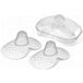 Qwali Organic Tepelhoedje voor borstvoeding - Maat S - BPA vrij - Tepel beschermer - Transparant - 2 stuks