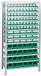 Promat/Tecwerk Stellingkast | H2000xB1000xD400 mm | basistelling | 14 stalen legplanken | 60 x 3, 15 x 4 transparant - 9000449864