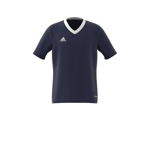 adidas Performance Junior sport T-shirt donkerblauw