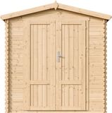 Timbela Houten tuinhuis M343F1+M343G - 3,53 m² - 206x216xH224 cm - met vloer