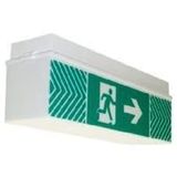 Brumberg 79031004 vluchtroute noodverlichting wandmontage, plafondmontage rechts