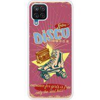 Samsung Galaxy A12 Versterkt hard hoesje - retro disco ontwerp