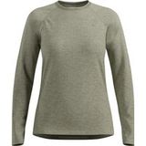 Odlo Essential Seamless Hardloopshirt Dames - olijf, Maat XL