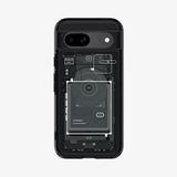 Spigen Ultra Hybrid Zero One Coque pour Google Pixel 8a - Noir/Gris