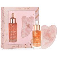Crystallove Crystalized Rose Quartz Set