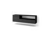 INNOVATION HOME FURNISH S.L. Meuble TV effet bois noir 150x35x45cm suspendu