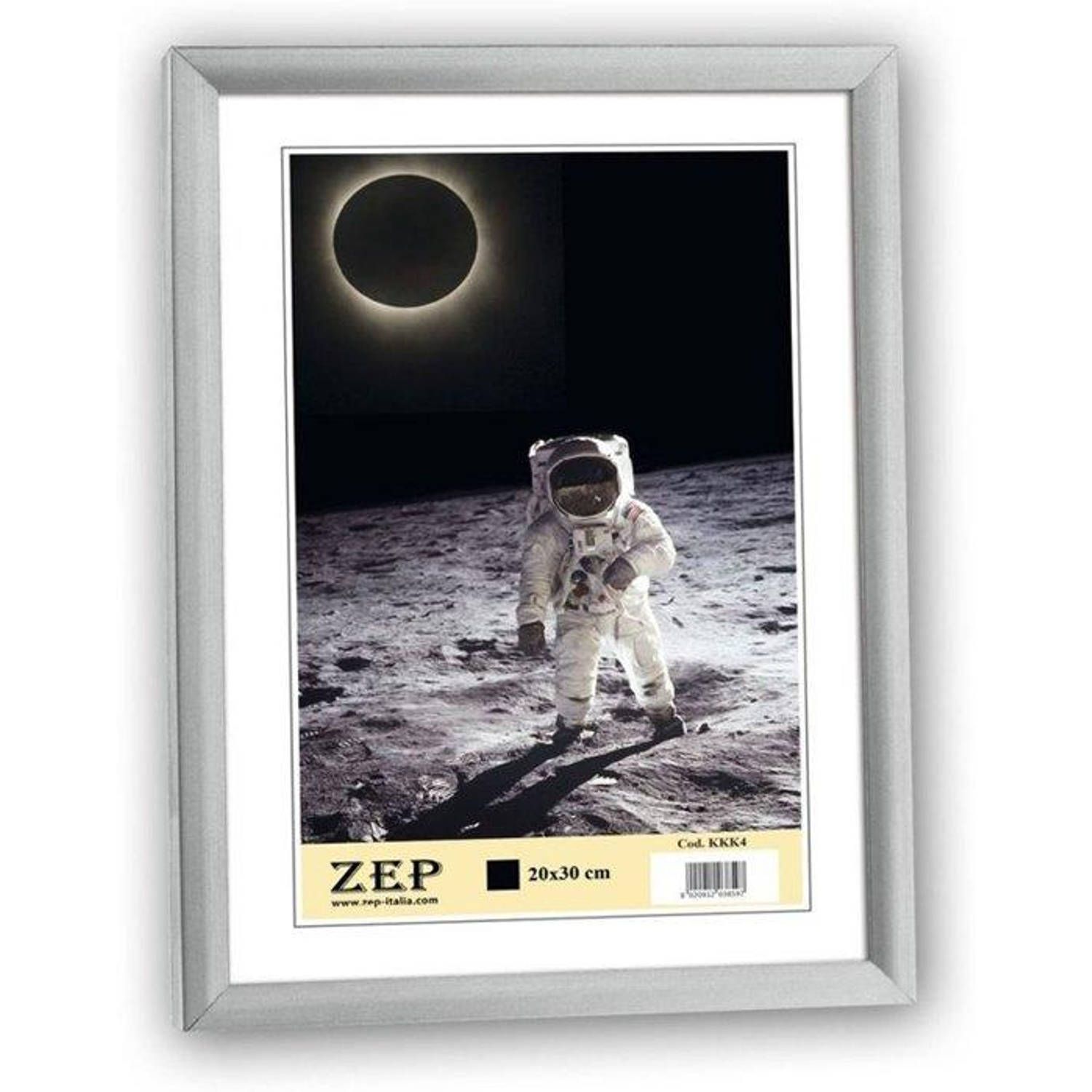 HAES deco kunststof fotolijst 50x70 zilver Easy Frame - EF8S