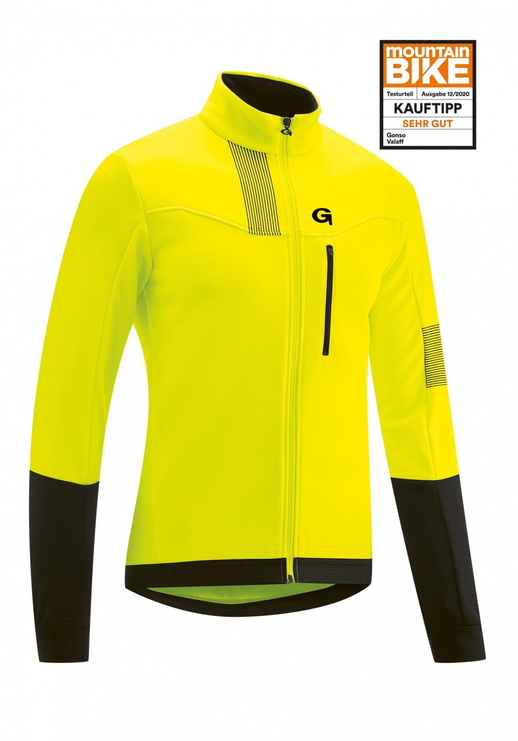 Gonso Valaff Softshell Jack - Heren - geel