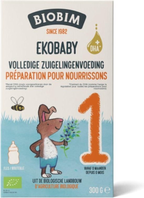 Biobim Zuigelingenvoeding 0+ mnd Ekobaby 1 600 gr