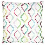 Prestigious Textiles Spinning Top Veer Gevuld kussen, Regenboog, 50 x 50cm