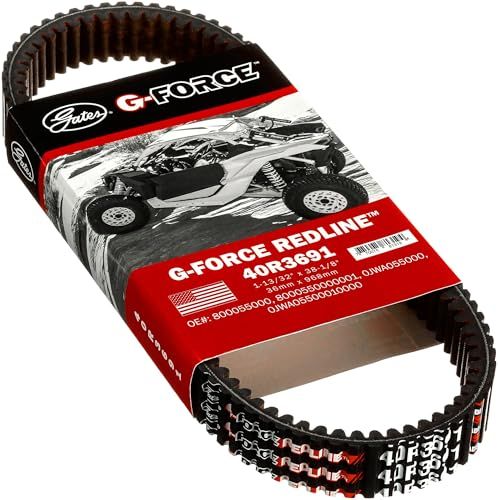 Gates G-Force Redline 40R3691 aandrijfriem voor CFmoto Cforce 800 850 1000 cc, zwart