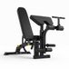 PH Fitness Banc de musculation professionnel multifonctionnel – Banc réglable pour haltères et pupitre à bicep avec extension de jambes, positions inclinées/déclinées, design compact et cadre en acier