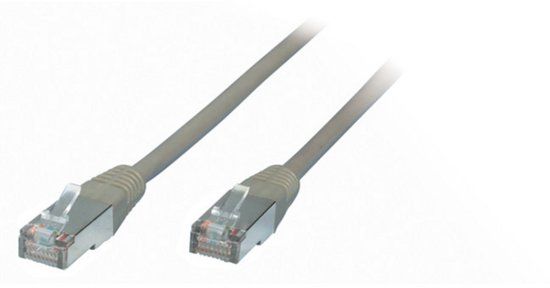 S-Impuls Patchkabel, Cat. 5e, SF/UTP, 15m, Grijs