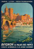 Grafika Roger Broders - Avignon, le Palais des Papes, 1922 Puzzle