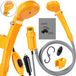 monzana DEUBA GmbH & Co. KG Campingdouche met dompelpomp – tuindouche – buitendouche - inclusief zuignap en houder