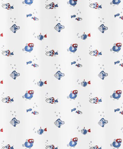 KLEINE WOLKE x Douchegordijn - 180 cm x 200 cm - Meerkleurig