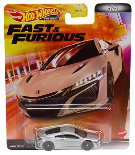 Hot Wheels Fast and FURIOUS De Cast Auto '17 ACURA NSX - schaal 1/64 lengte 8 cm - HCP27