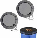 Famanu Roestvrijstalen Gootsteenopslaghouder - Gootsteenorganizer met Haak - Gootsteensponshouder voor Thuiskeuken - Badkamer - Zwart 11x22.5cm