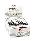 Pentel LRN5-3A navulvulling voor EnerGel pennen 0,5 bal = 0,25 mm lijndikte, naaldpunt, VE = 12 x 3 stuks, zwart