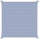 vidaXL Parasol 5 x 5 m 100% Polyester Oxford Carré Bleu et blanc