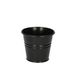 Elho Pot de fleur, zinc, noir mat, Ø 11 cm