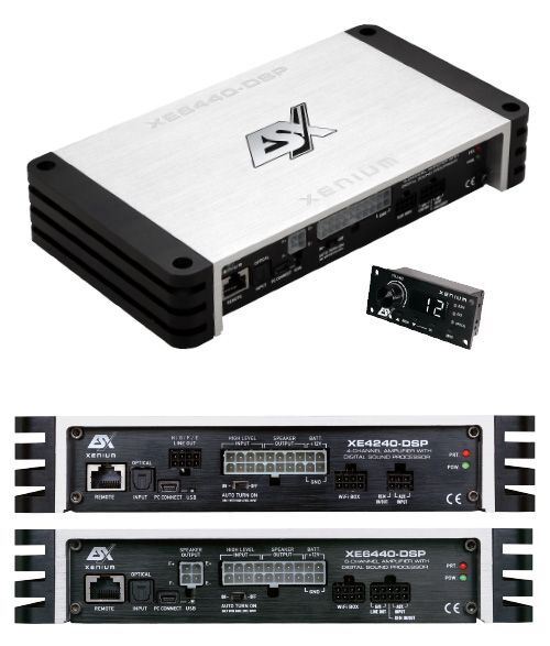 ESX XENIUM XE4240-DSP - 4 kanaal - Versterker - 480 WATT MAX - Gratis Verzending