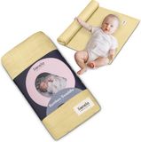 Lionelo Bamboo Swaddle - Babydeken 120x120 cm - 100% Bamboe Katoen - Geel
