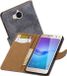 BAOHU Hagedis Bookstyle Wallet Case for Huawei Y5 / Y6 2017 - Grey