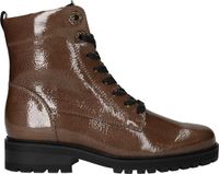 Gabor - Dames - Enkellaarsjes - Taupe - Leer