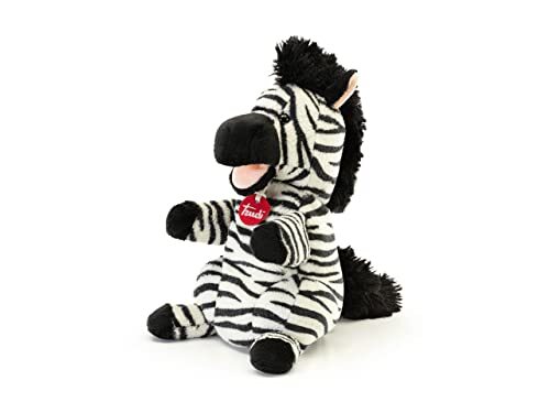 Trudi - Handpop Zebra, kleur wit en zwart, 29309