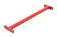 TRIBECCO Tribecco®® Rekstang, gymnastiekstang, metalen stang, 60 cm, rood