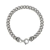 ALBERT M. Gemengd analoog kwartshorloge met armband van WSOX00175.S-19 cm