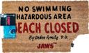 SD Toys Jaws Beach Closed doormat