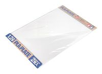 TAMIYA 70125 - kunststof plaat 1,2 mm, 2 stuks, 257 x 364 mm, wit