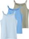 NAME IT - TKFSTRAP TOP 3P SOLID NOOS - Meisjes - Onderhemden