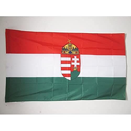 Koninkrijk Hongarije 1920-1946 Vlag 150x90 cm voor een paal - de Regency vlaggen 90 x 150 cm - Banner 3x5 ft met gat - AZ FLAG