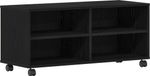 vidaXL TV-kast 90 x 35 x 40,5 cm zwart bewerkt hout