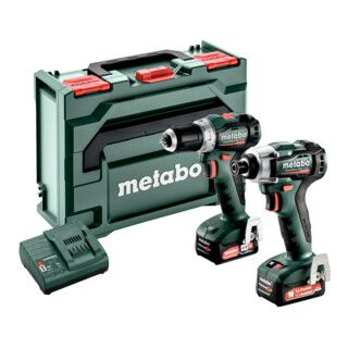 Metabo Combo Accuset 2.7.3 12 V BL (685228000) PowerMaxx BS 12 BL + PowerMaxx SSD 12 BL; metaBOX 145