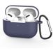 Techsuit Silicone Hoes voor Apple AirPods Pro 3, Marineblauw
