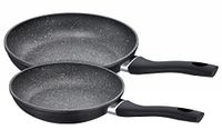 Rohe Germany 258262-02 Emilia, 2-delig, aluminium, zwart, 28 cm + 24 cm