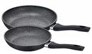 Rohe Germany 258262-02 Emilia, 2-delig, aluminium, zwart, 28 cm + 24 cm