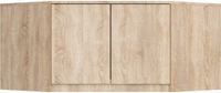 Akord Kastopzetstuk S100 Sonoma Eiken - Dubbele Deuren, 3 Planken, 100cm Brede Zelfmontageunit