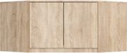 Akord Kastopzetstuk S100 Sonoma Eiken - Dubbele Deuren, 3 Planken, 100cm Brede Zelfmontageunit