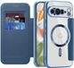 Techsuit Hoesje geschikt voor Google Pixel 10 Pro XL - SmartMag Book Wallet Case - Geschikt voor MagSafe - Blauw